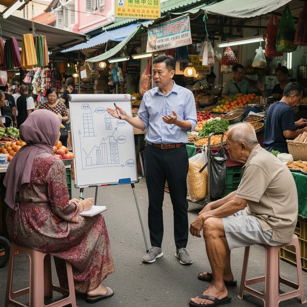 Professional team collaboration in modern workspace